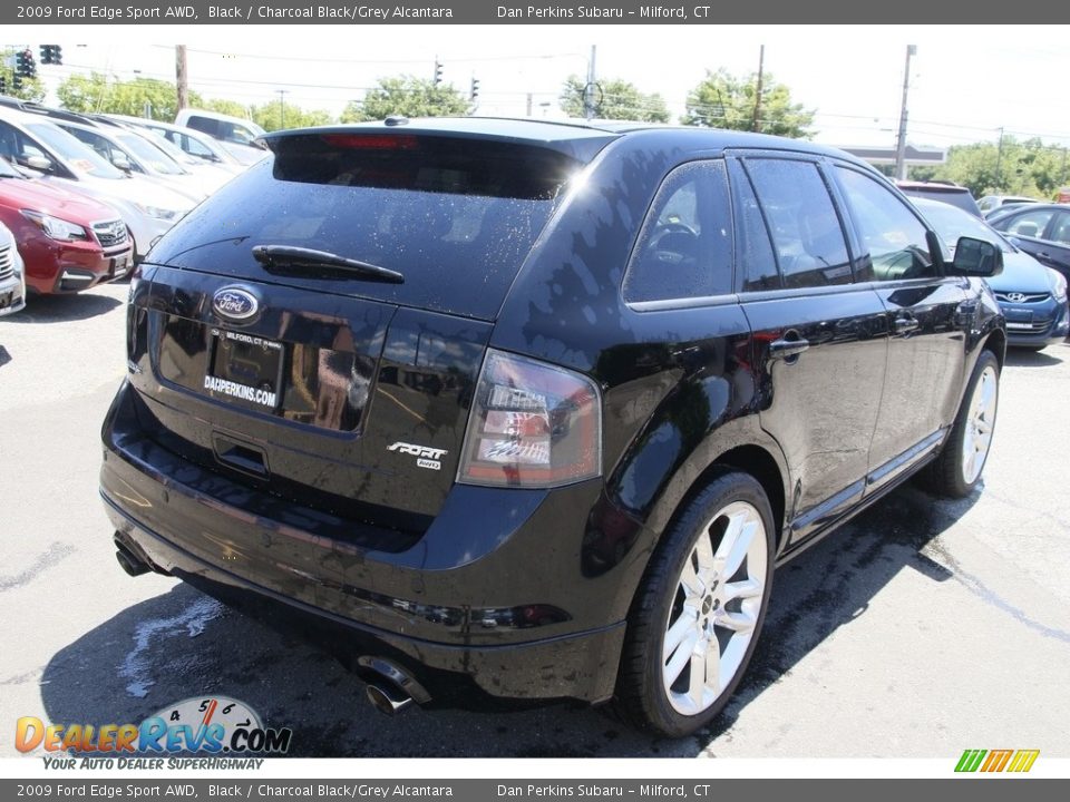 Black 2009 Ford Edge Sport AWD Photo #5