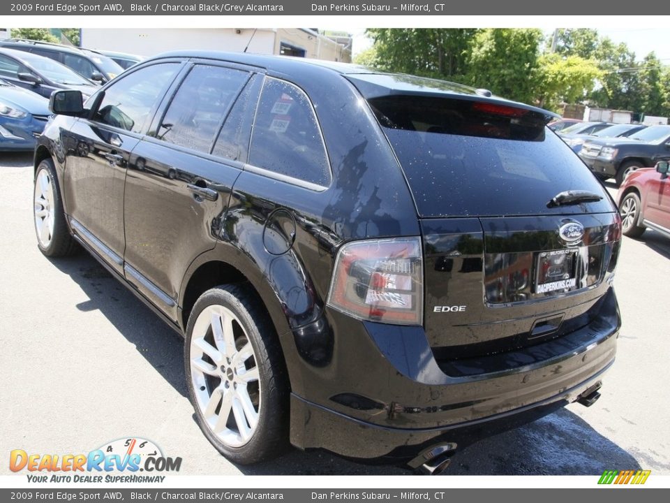 Black 2009 Ford Edge Sport AWD Photo #7