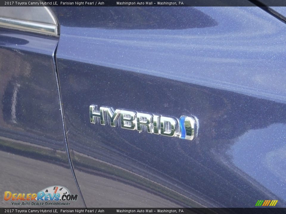 2017 Toyota Camry Hybrid LE Parisian Night Pearl / Ash Photo #10