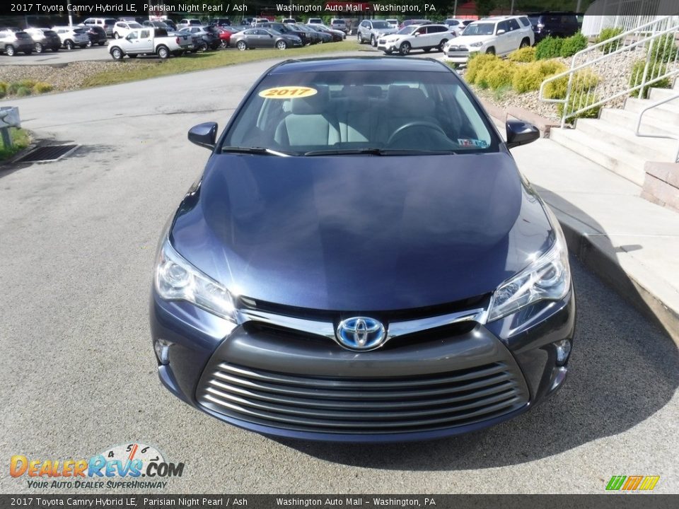 2017 Toyota Camry Hybrid LE Parisian Night Pearl / Ash Photo #11