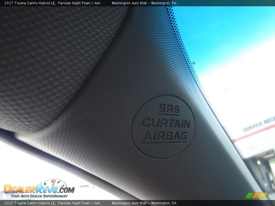 2017 Toyota Camry Hybrid LE Parisian Night Pearl / Ash Photo #23