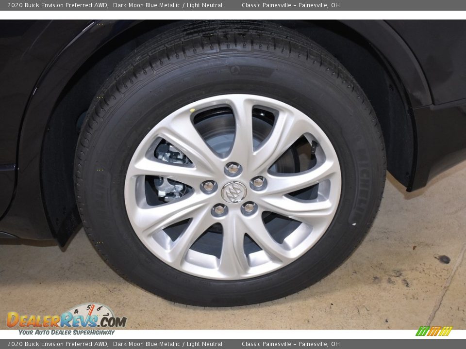2020 Buick Envision Preferred AWD Dark Moon Blue Metallic / Light Neutral Photo #5