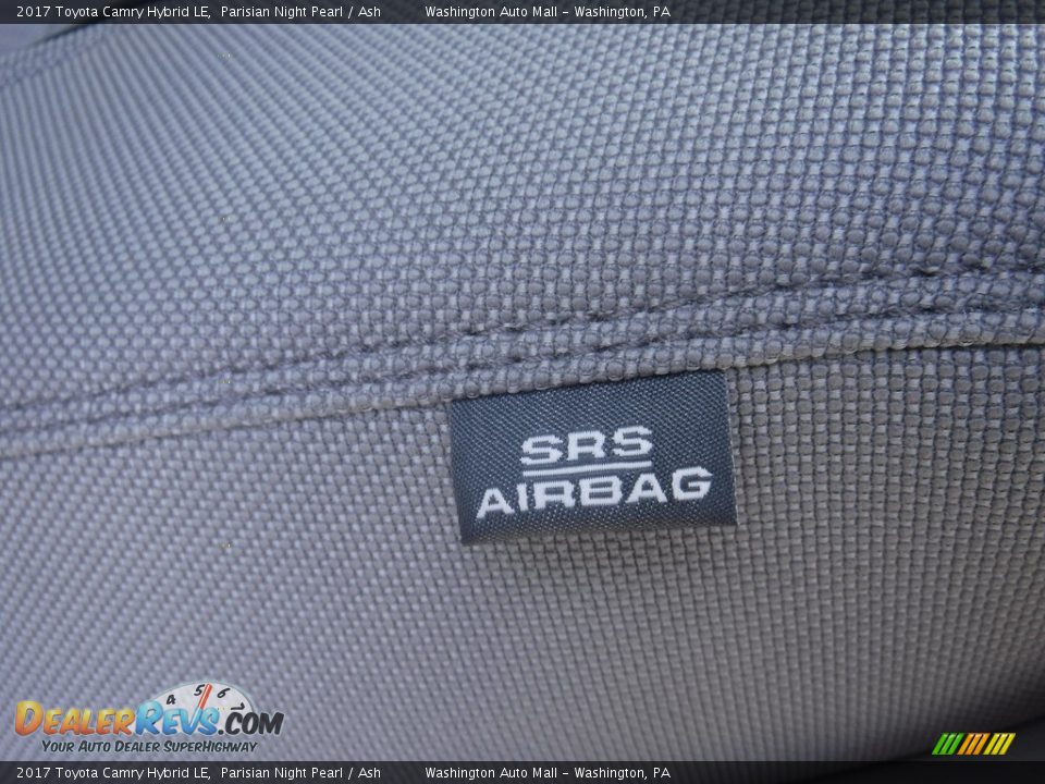 2017 Toyota Camry Hybrid LE Parisian Night Pearl / Ash Photo #25