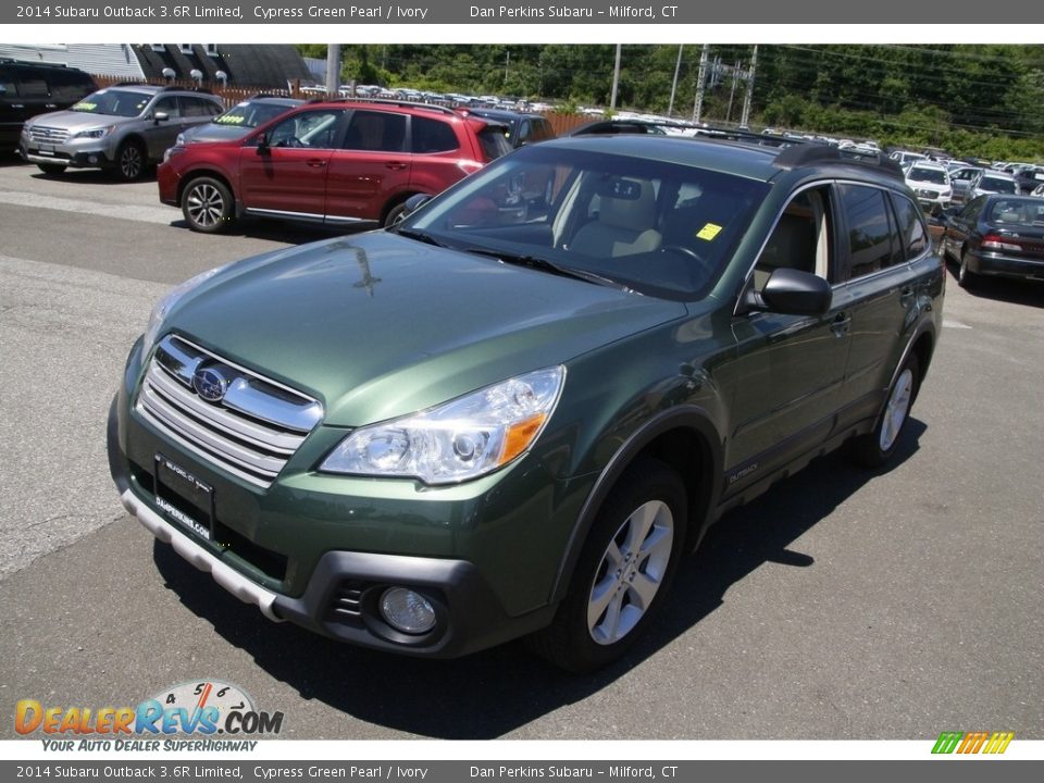 2014 Subaru Outback 3.6R Limited Cypress Green Pearl / Ivory Photo #1
