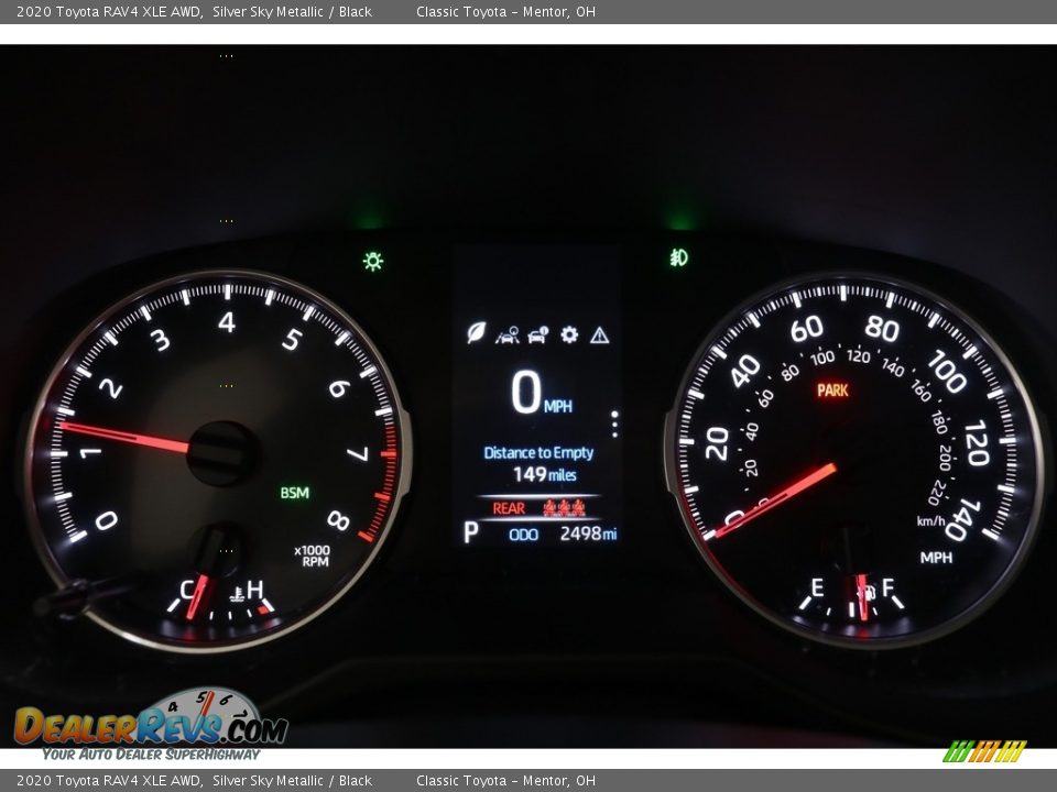 2020 Toyota RAV4 XLE AWD Silver Sky Metallic / Black Photo #8