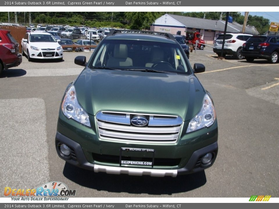 2014 Subaru Outback 3.6R Limited Cypress Green Pearl / Ivory Photo #2