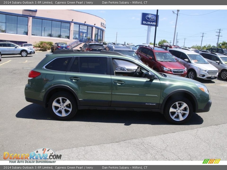 Cypress Green Pearl 2014 Subaru Outback 3.6R Limited Photo #4