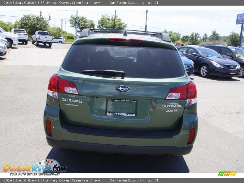 2014 Subaru Outback 3.6R Limited Cypress Green Pearl / Ivory Photo #6