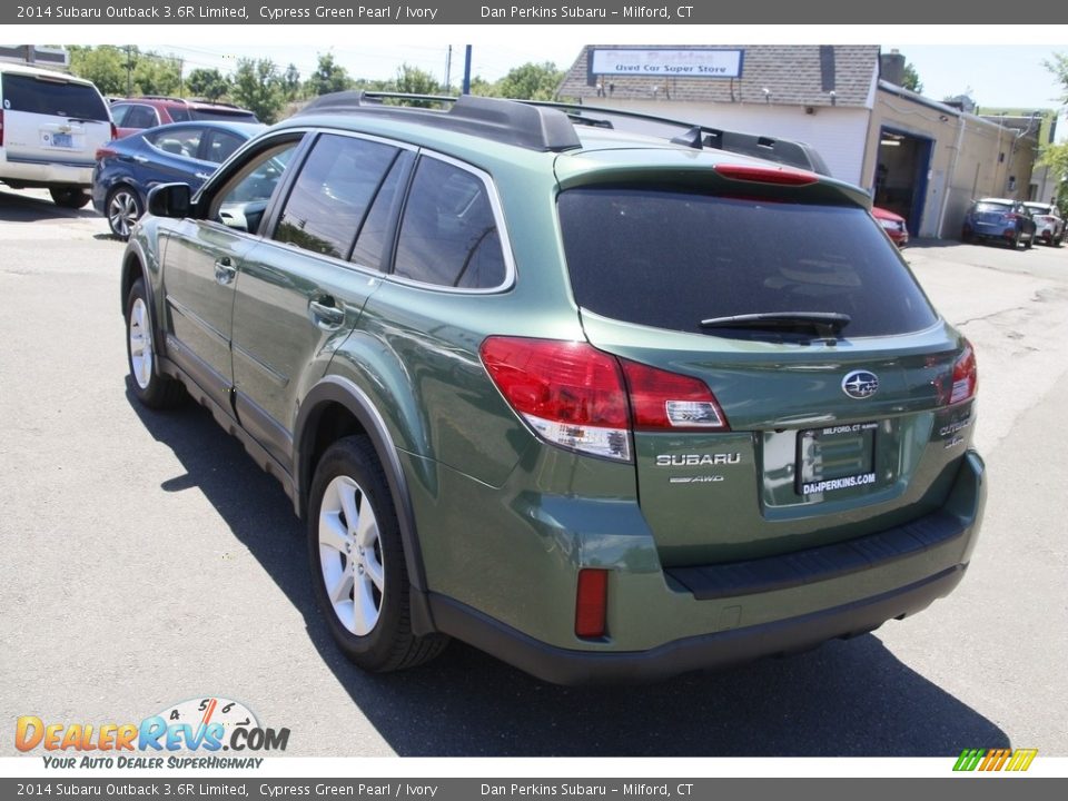 2014 Subaru Outback 3.6R Limited Cypress Green Pearl / Ivory Photo #7