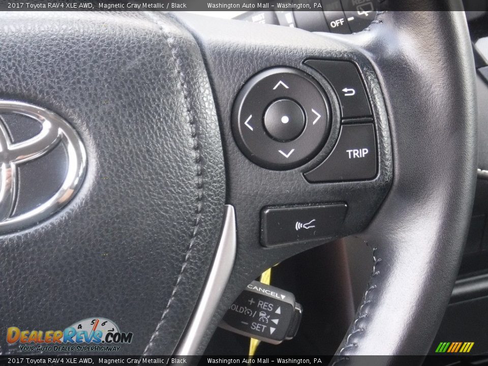 2017 Toyota RAV4 XLE AWD Magnetic Gray Metallic / Black Photo #7