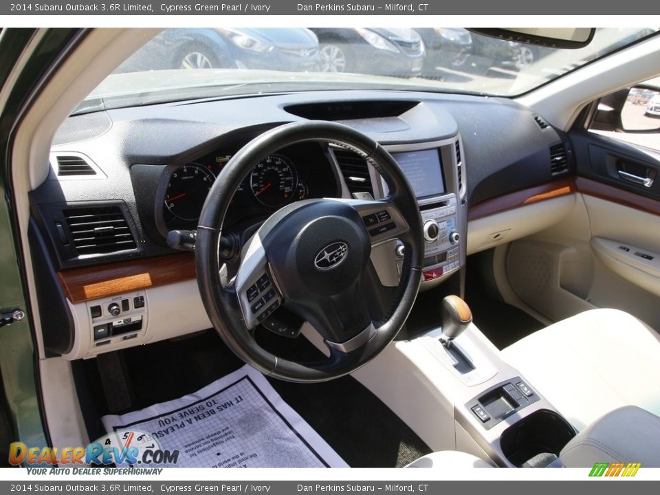 Dashboard of 2014 Subaru Outback 3.6R Limited Photo #10