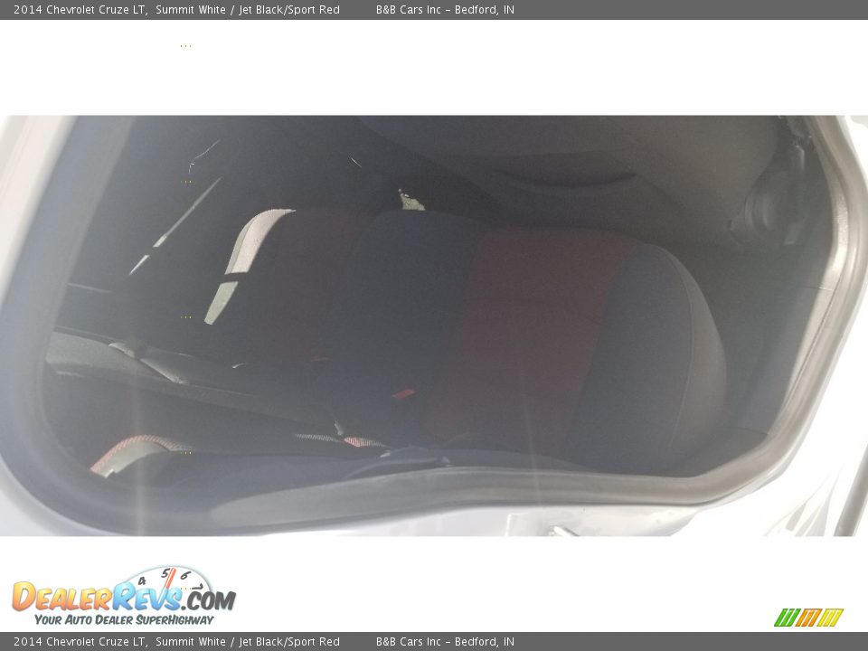 2014 Chevrolet Cruze LT Summit White / Jet Black/Sport Red Photo #21