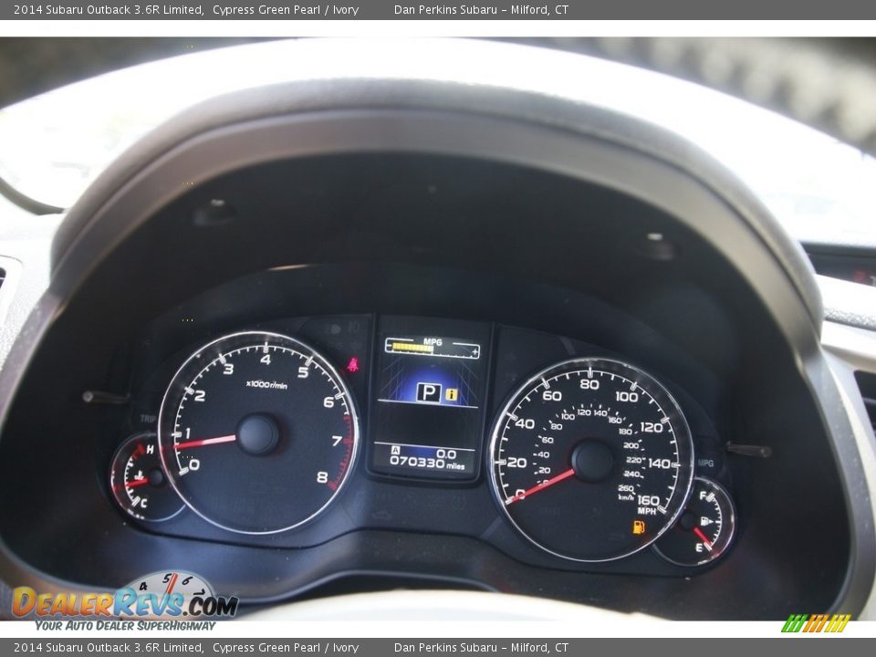 2014 Subaru Outback 3.6R Limited Gauges Photo #19