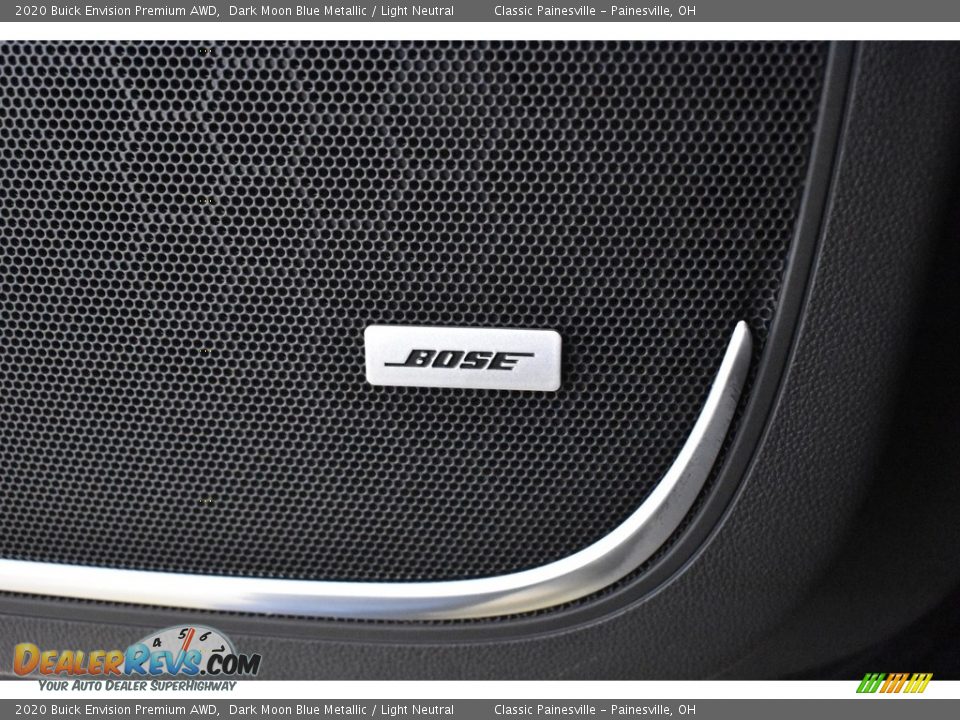 2020 Buick Envision Premium AWD Dark Moon Blue Metallic / Light Neutral Photo #8