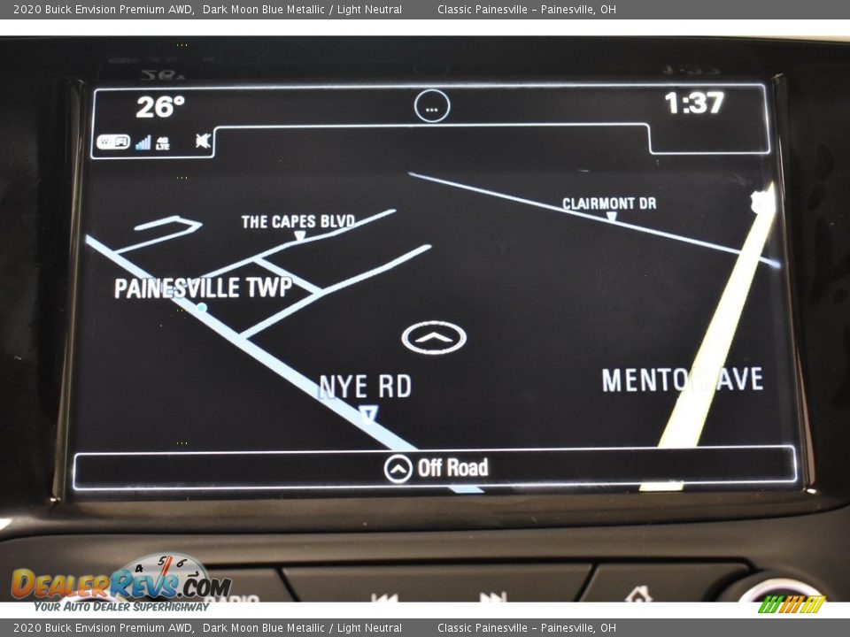 2020 Buick Envision Premium AWD Dark Moon Blue Metallic / Light Neutral Photo #10