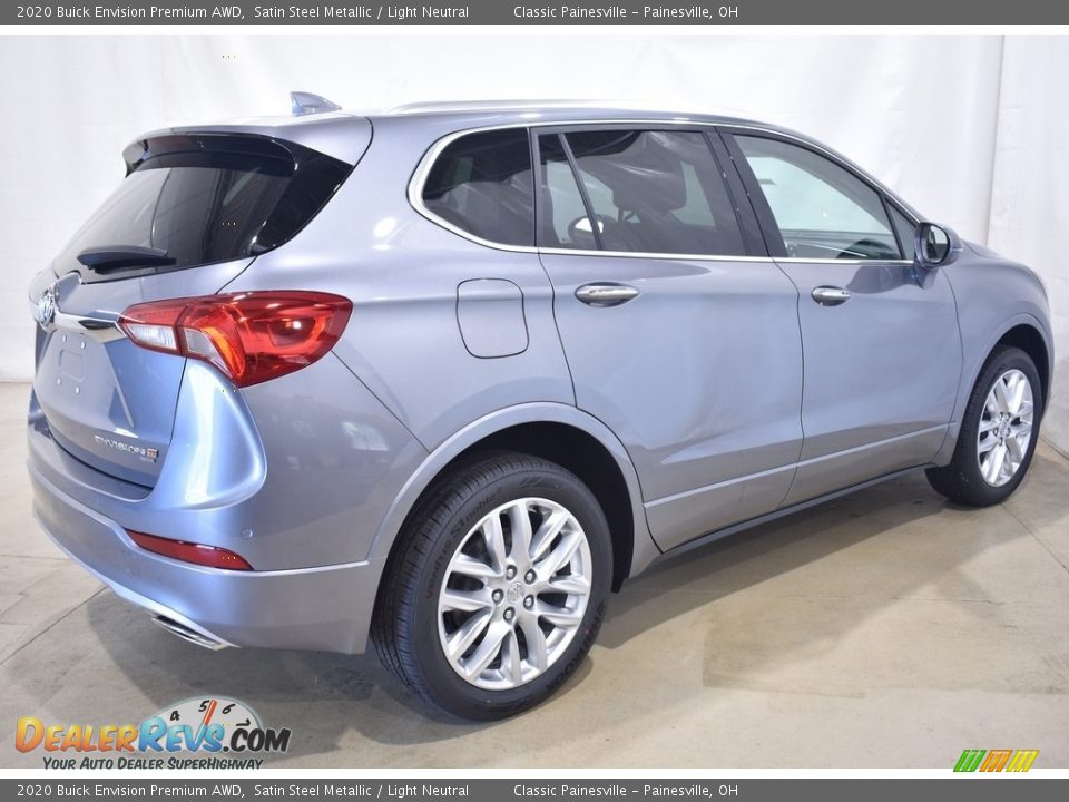 2020 Buick Envision Premium AWD Satin Steel Metallic / Light Neutral Photo #2