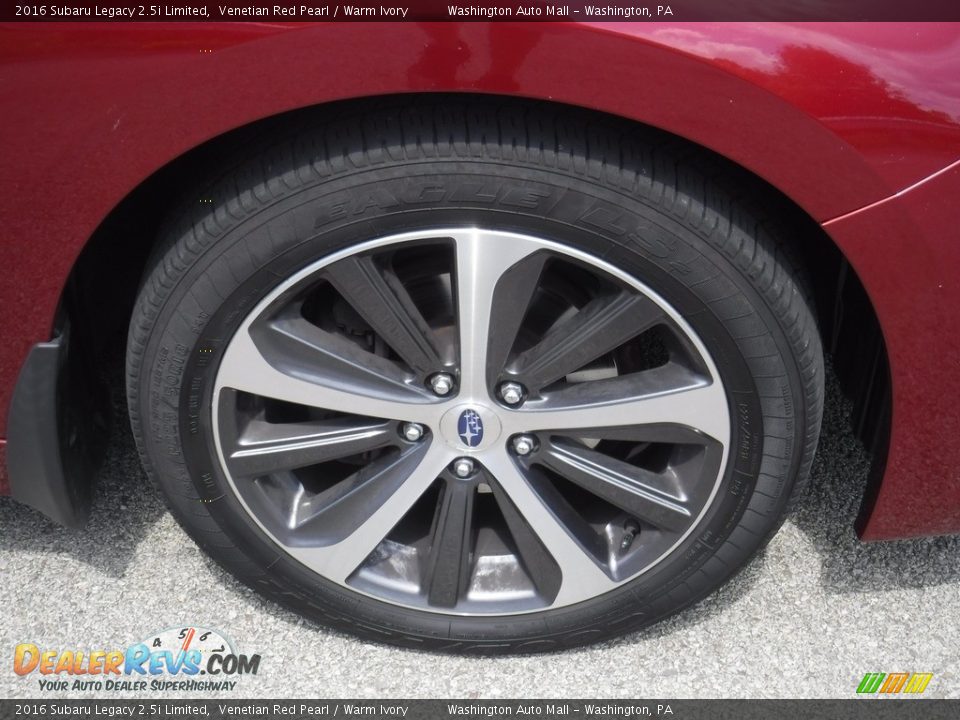 2016 Subaru Legacy 2.5i Limited Venetian Red Pearl / Warm Ivory Photo #3
