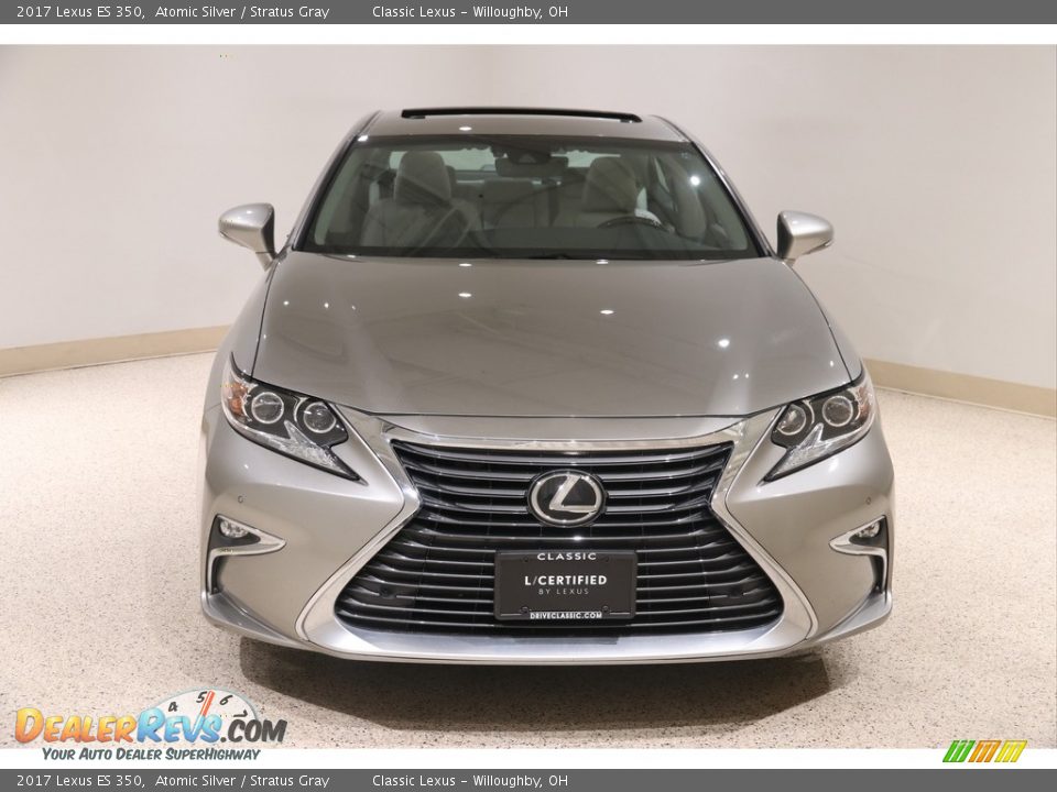2017 Lexus ES 350 Atomic Silver / Stratus Gray Photo #2