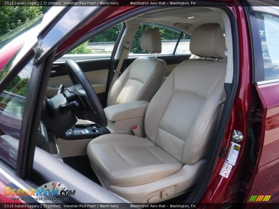 2016 Subaru Legacy 2.5i Limited Venetian Red Pearl / Warm Ivory Photo #15