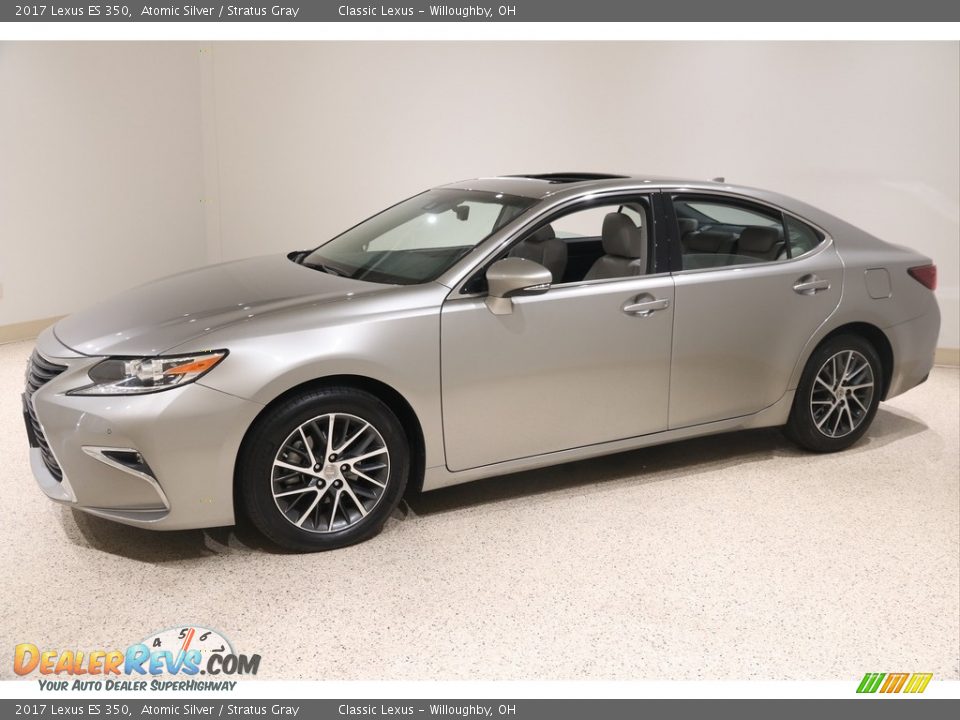2017 Lexus ES 350 Atomic Silver / Stratus Gray Photo #3