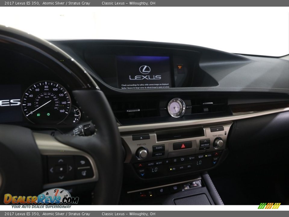 2017 Lexus ES 350 Atomic Silver / Stratus Gray Photo #9