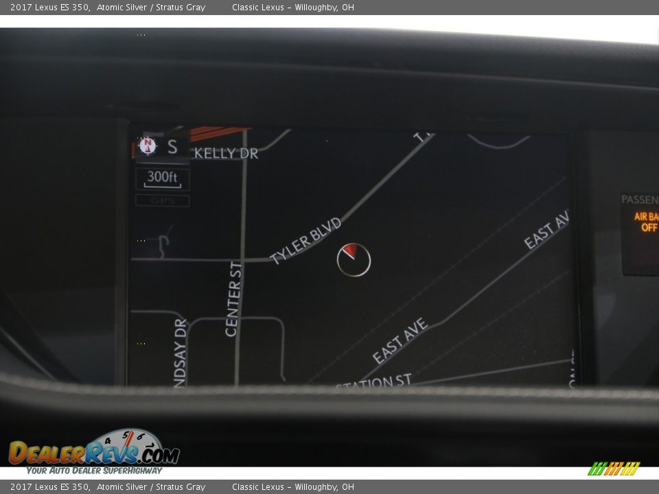 2017 Lexus ES 350 Atomic Silver / Stratus Gray Photo #10