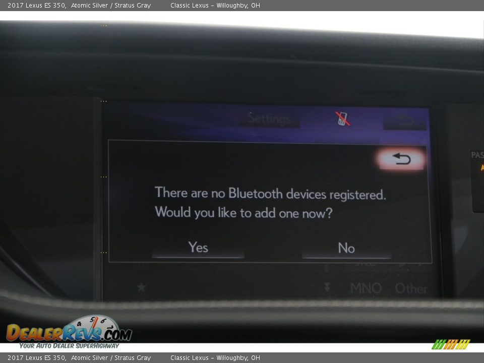 2017 Lexus ES 350 Atomic Silver / Stratus Gray Photo #12