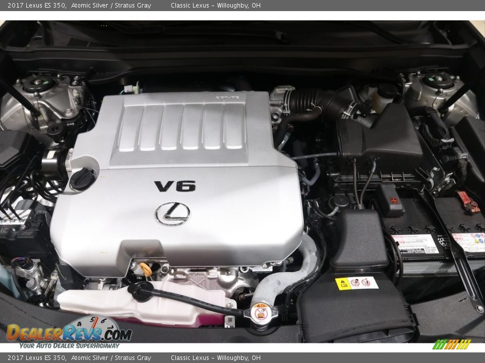 2017 Lexus ES 350 Atomic Silver / Stratus Gray Photo #19