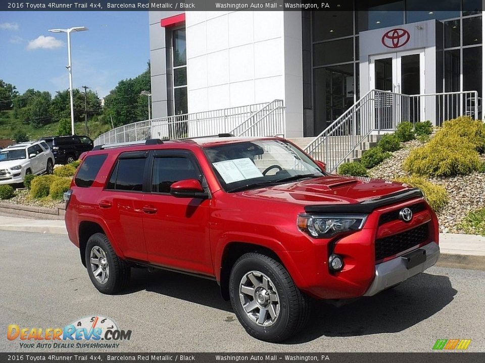 2016 Toyota 4Runner Trail 4x4 Barcelona Red Metallic / Black Photo #1