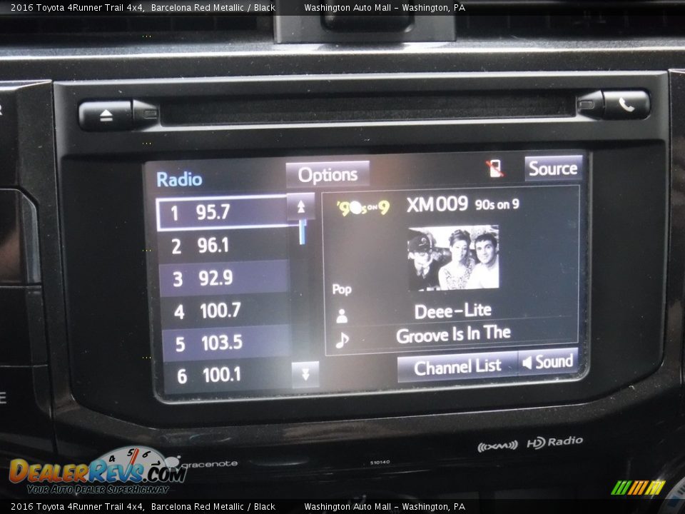 2016 Toyota 4Runner Trail 4x4 Barcelona Red Metallic / Black Photo #4