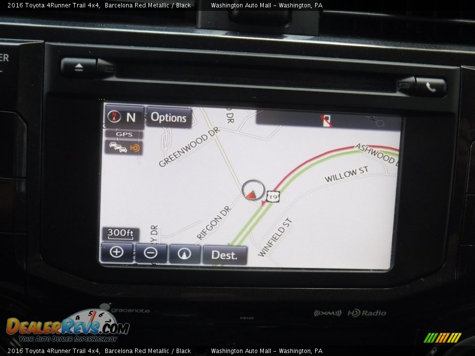 2016 Toyota 4Runner Trail 4x4 Barcelona Red Metallic / Black Photo #5