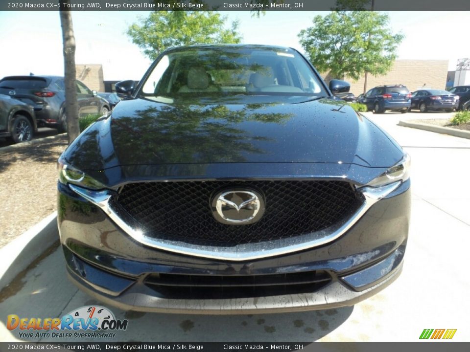 2020 Mazda CX-5 Touring AWD Deep Crystal Blue Mica / Silk Beige Photo #2