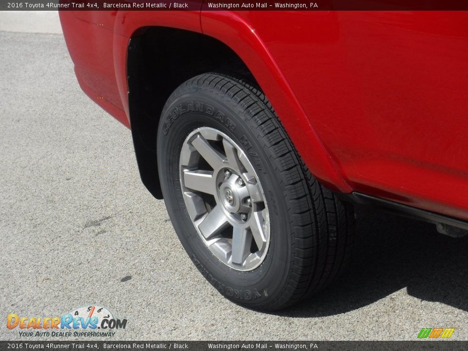 2016 Toyota 4Runner Trail 4x4 Barcelona Red Metallic / Black Photo #9