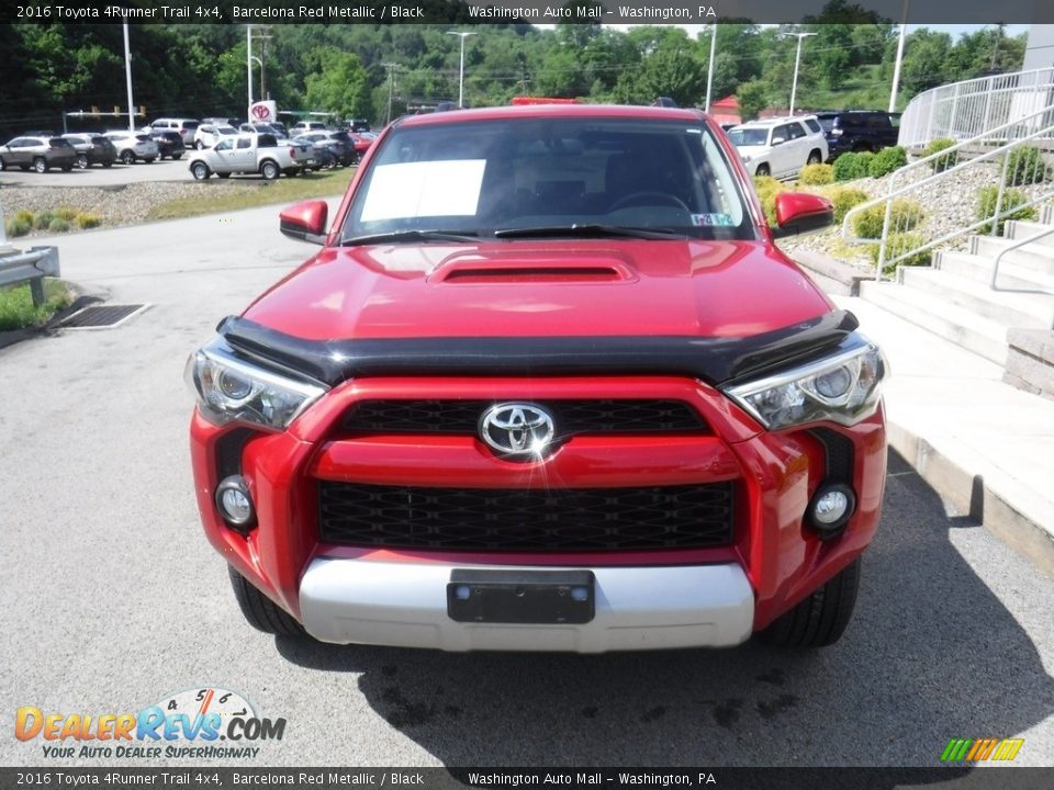 2016 Toyota 4Runner Trail 4x4 Barcelona Red Metallic / Black Photo #11