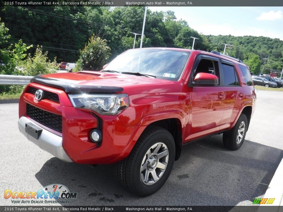 2016 Toyota 4Runner Trail 4x4 Barcelona Red Metallic / Black Photo #12