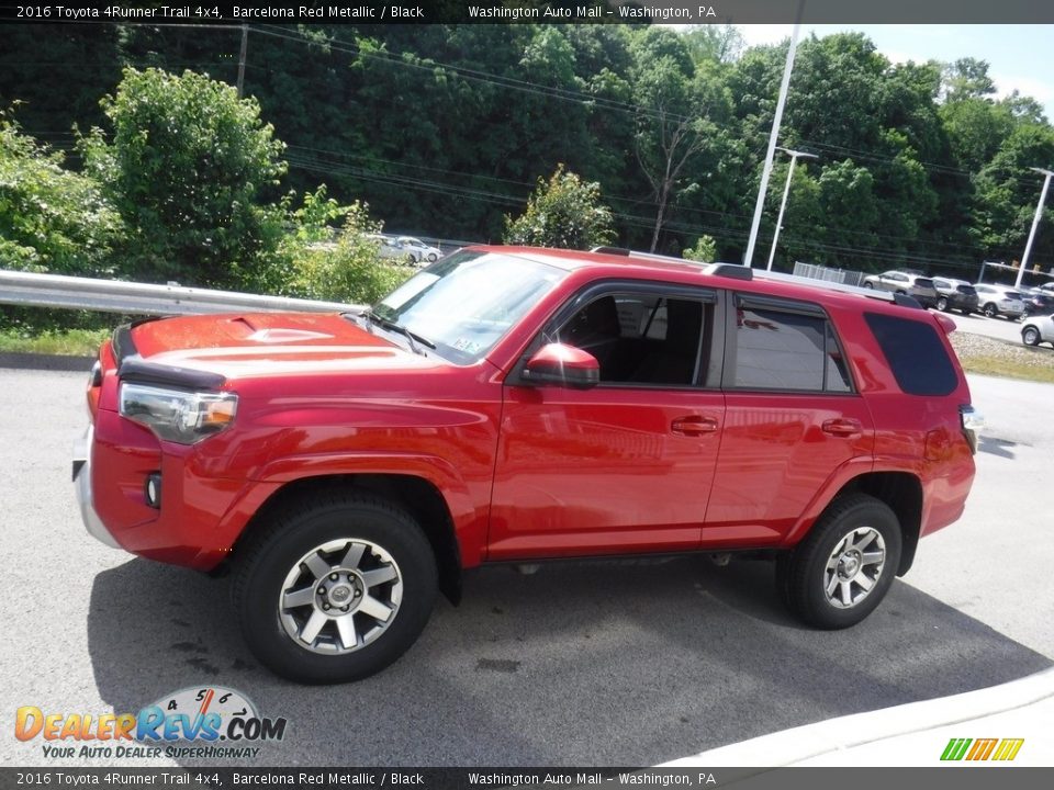 2016 Toyota 4Runner Trail 4x4 Barcelona Red Metallic / Black Photo #13