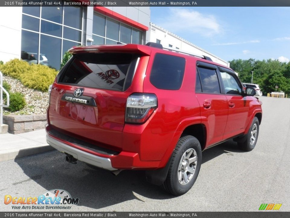 2016 Toyota 4Runner Trail 4x4 Barcelona Red Metallic / Black Photo #14
