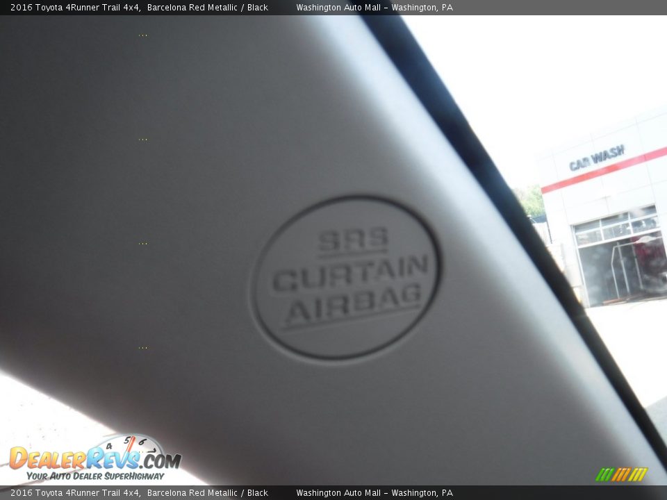 2016 Toyota 4Runner Trail 4x4 Barcelona Red Metallic / Black Photo #21