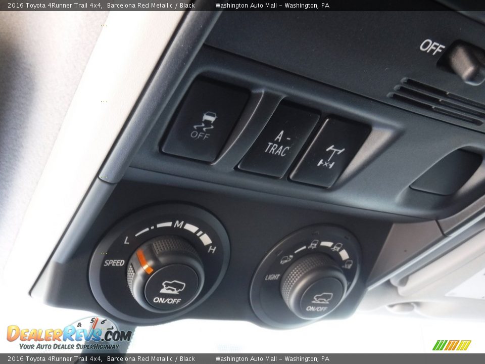 2016 Toyota 4Runner Trail 4x4 Barcelona Red Metallic / Black Photo #22