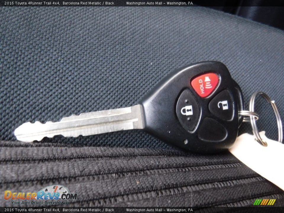 2016 Toyota 4Runner Trail 4x4 Barcelona Red Metallic / Black Photo #26