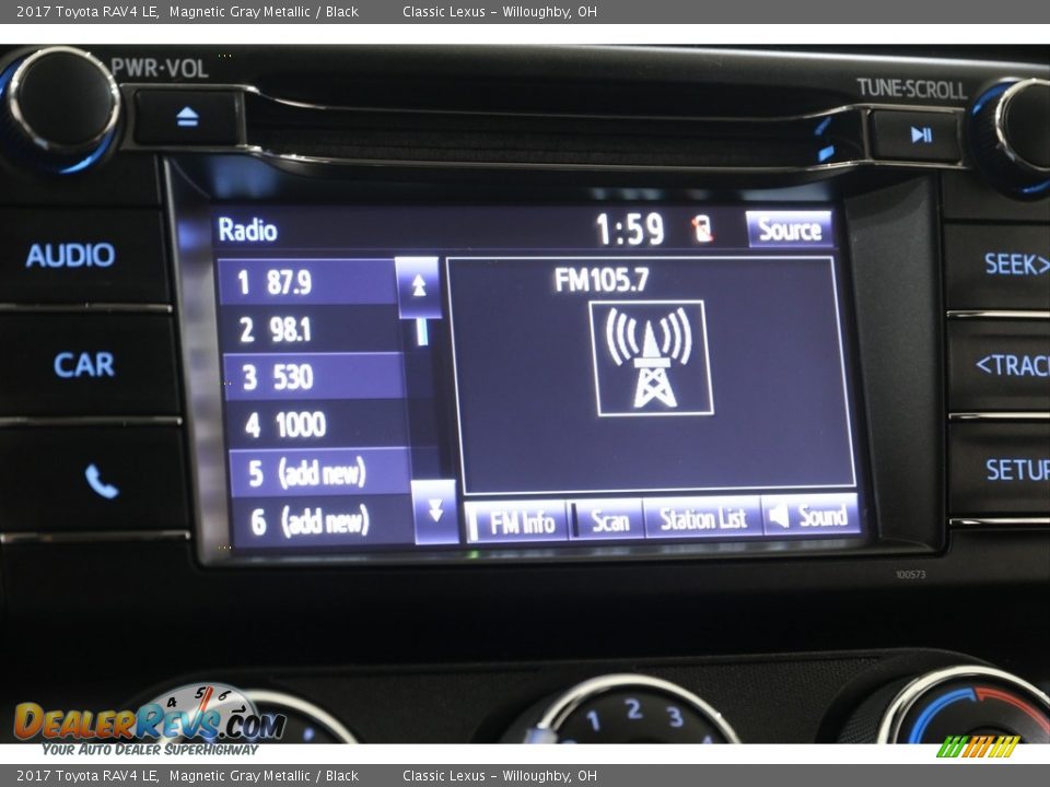 2017 Toyota RAV4 LE Magnetic Gray Metallic / Black Photo #10