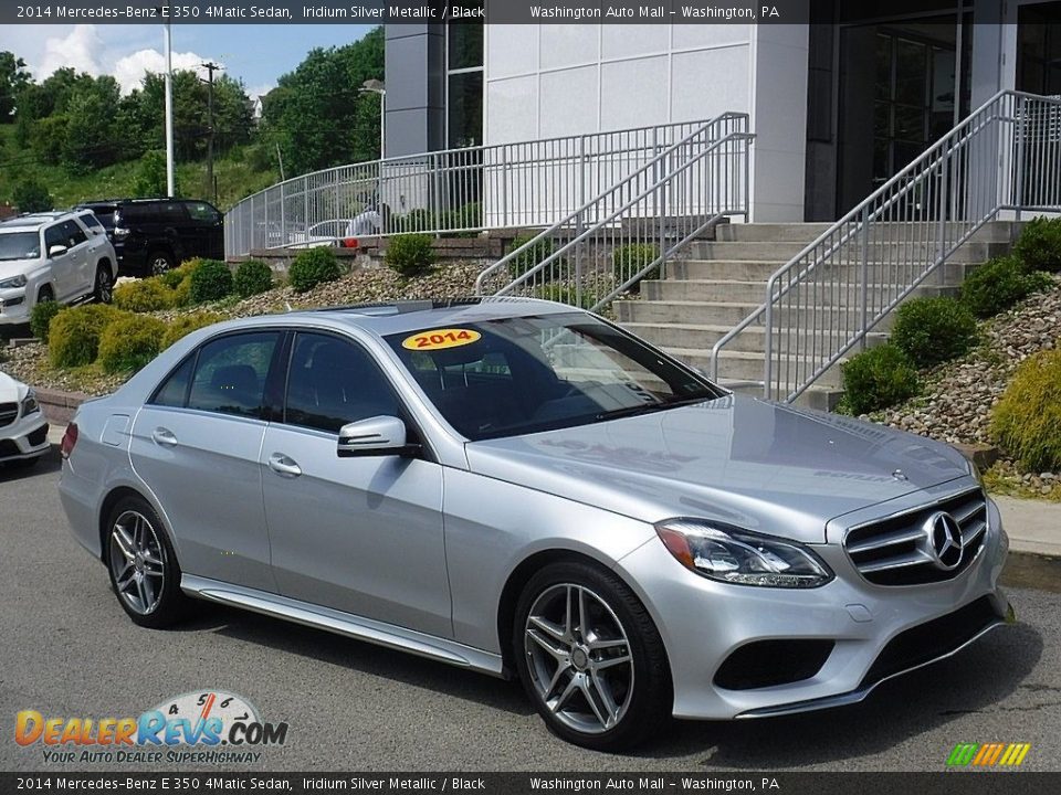 2014 Mercedes-Benz E 350 4Matic Sedan Iridium Silver Metallic / Black Photo #1