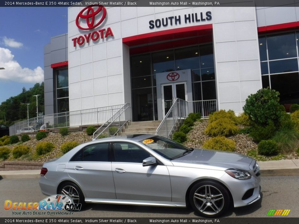 2014 Mercedes-Benz E 350 4Matic Sedan Iridium Silver Metallic / Black Photo #2