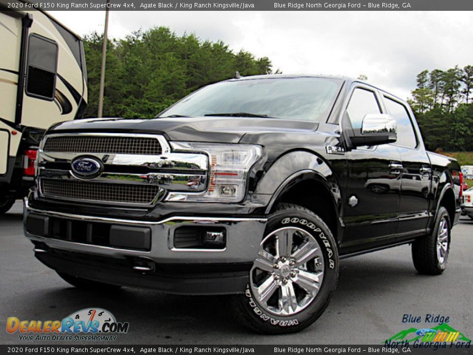 2020 Ford F150 King Ranch SuperCrew 4x4 Agate Black / King Ranch Kingsville/Java Photo #1