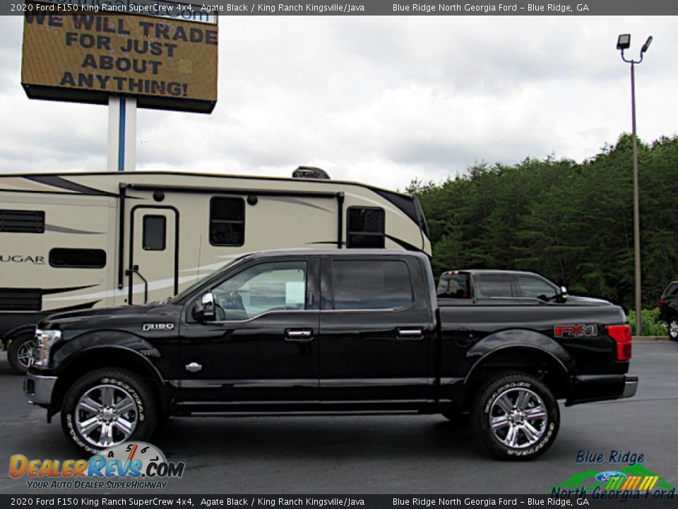 2020 Ford F150 King Ranch SuperCrew 4x4 Agate Black / King Ranch Kingsville/Java Photo #2
