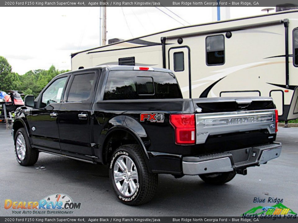 2020 Ford F150 King Ranch SuperCrew 4x4 Agate Black / King Ranch Kingsville/Java Photo #3