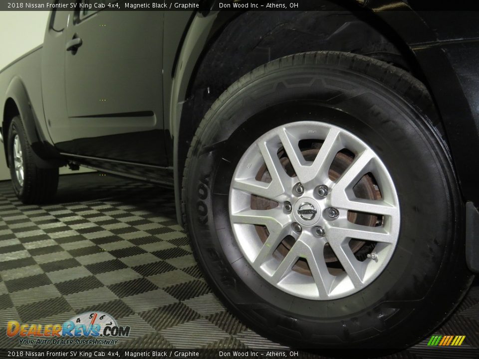 2018 Nissan Frontier SV King Cab 4x4 Magnetic Black / Graphite Photo #3