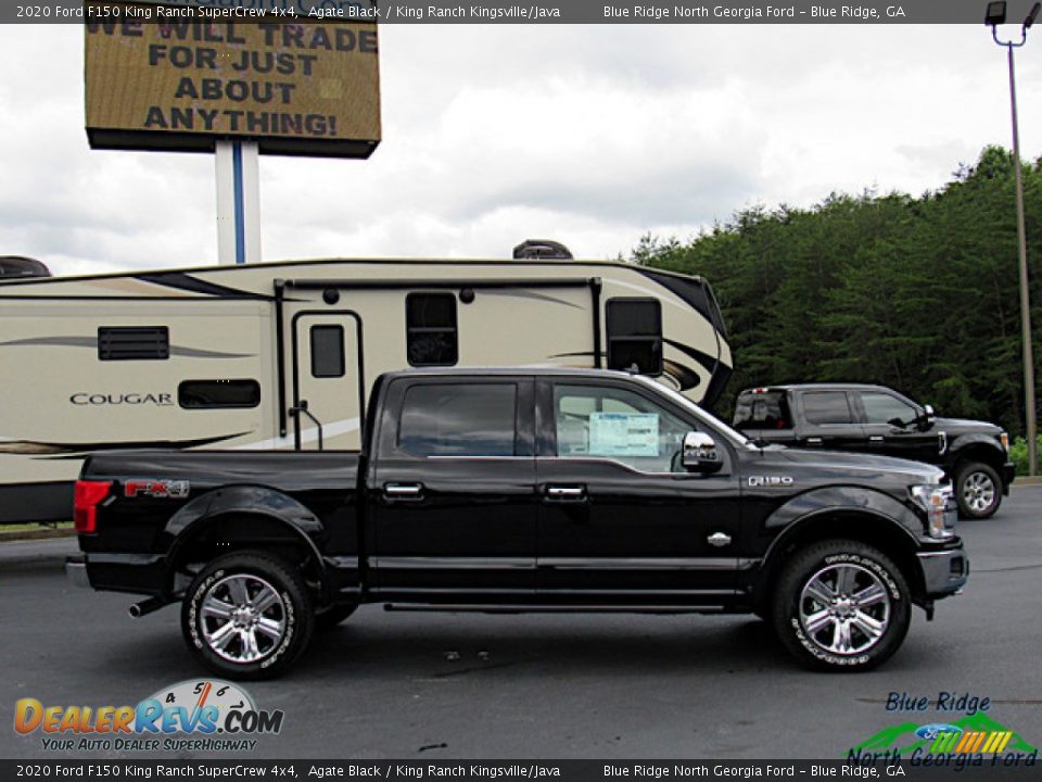 2020 Ford F150 King Ranch SuperCrew 4x4 Agate Black / King Ranch Kingsville/Java Photo #6