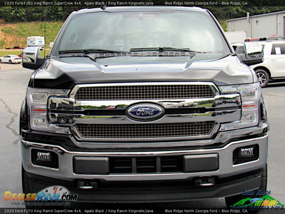 2020 Ford F150 King Ranch SuperCrew 4x4 Agate Black / King Ranch Kingsville/Java Photo #8