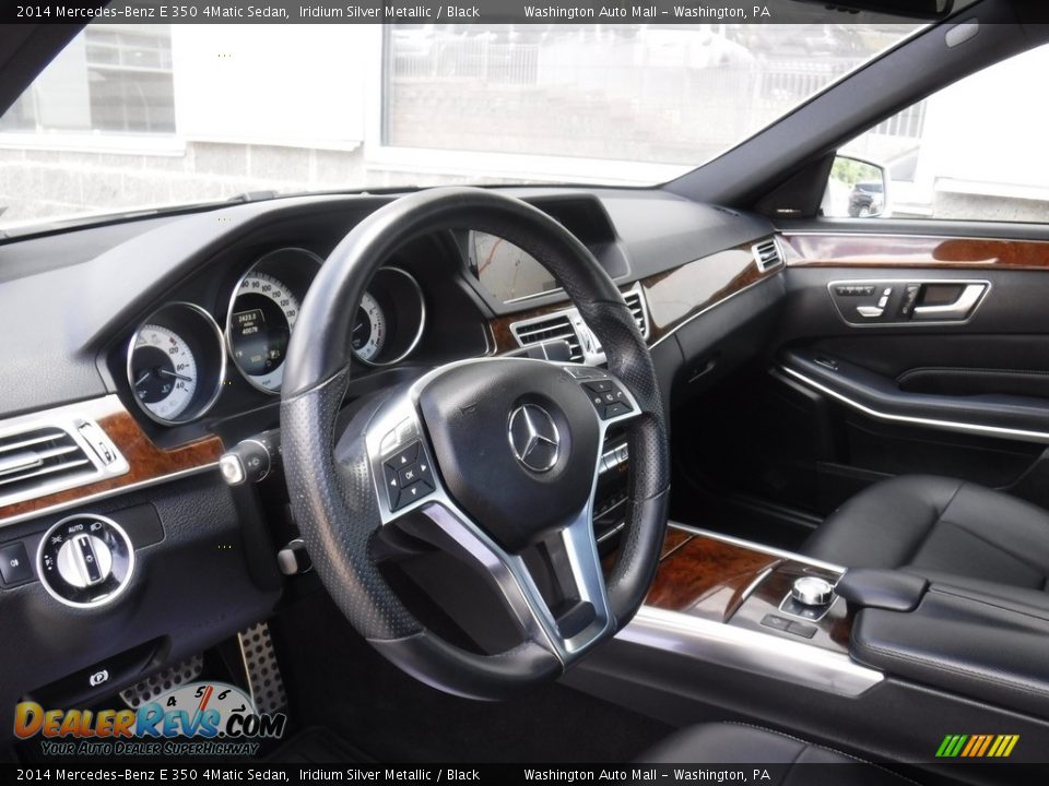 2014 Mercedes-Benz E 350 4Matic Sedan Iridium Silver Metallic / Black Photo #20